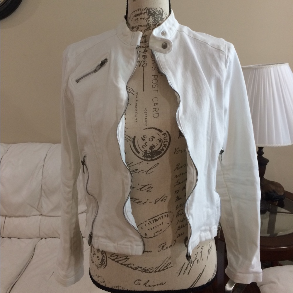 White cotton jacket
